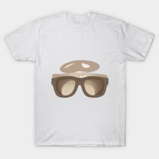 Cool Mushroom with Sunglasses Vector Art No. 900 T-Shirt